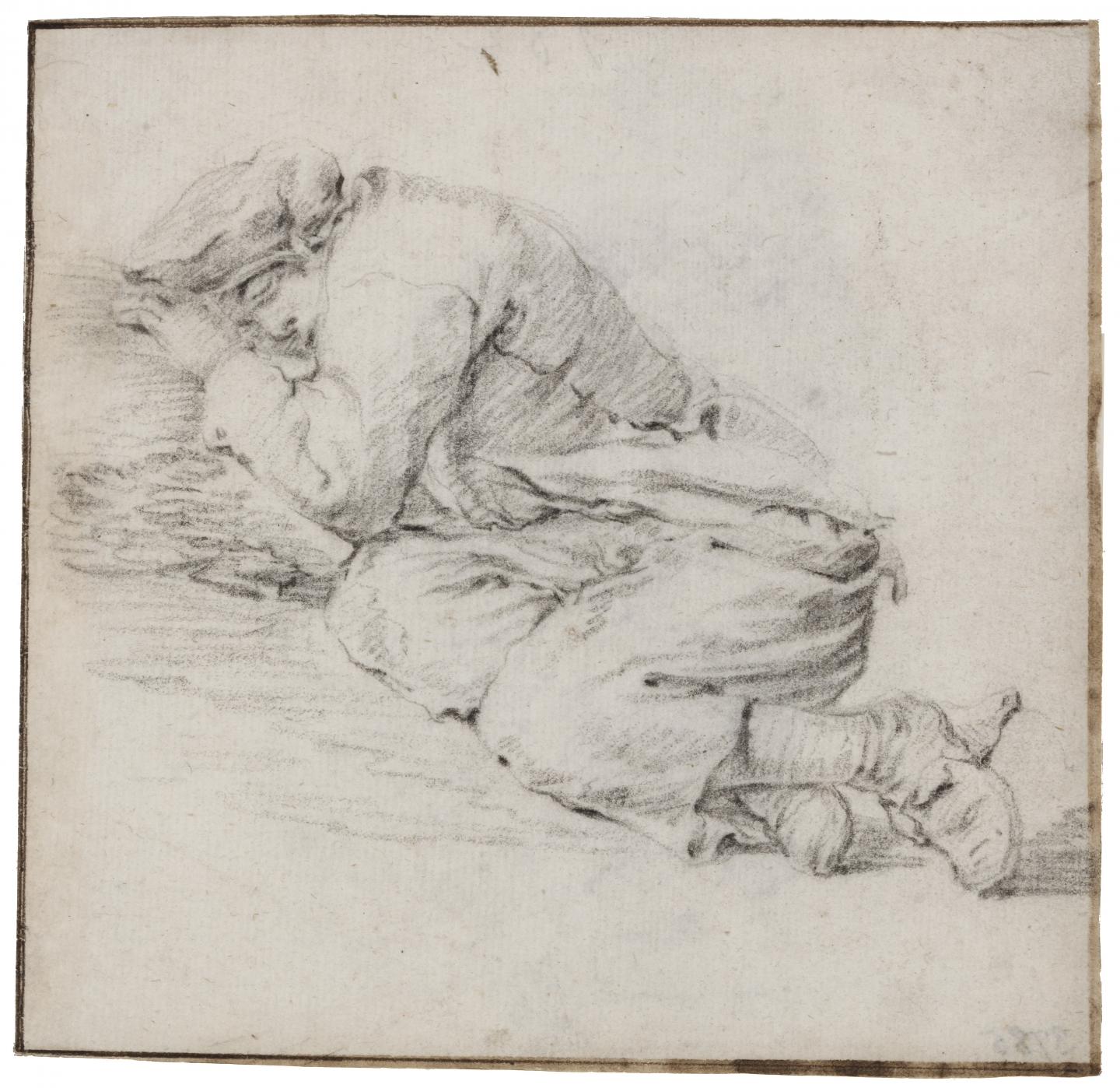 Cornelis Saftleven (Gorinchem 1607-1681 Rotterdam) A boy sleeping