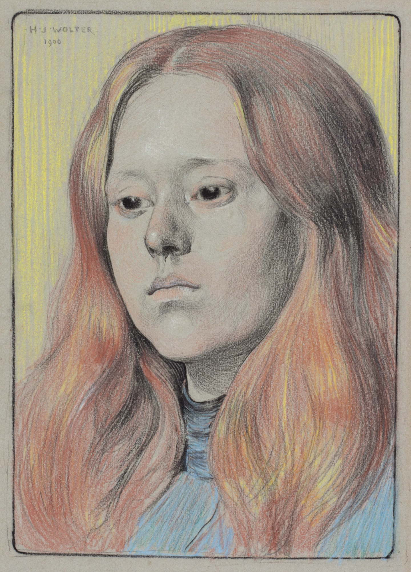 Hendrik Jan Wolter (Haarlem 1873-1952 Laren) A ginger girl