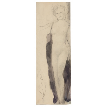Christophe Karel Henri (Carel) de Nerée tot Babberich (Babberich 1880-1909 Todtmoos) Standing Nude