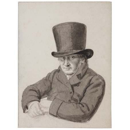 Wybrand Hendriks (Amsterdam 1744-1831 Haarlem) Self-portrait with high hat