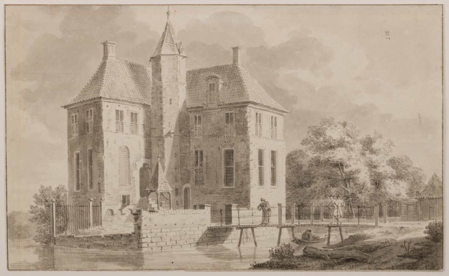 Abraham de Haen (Amsterdam, 1707-1748) Huis te Heeckeren (Huis te Goor)