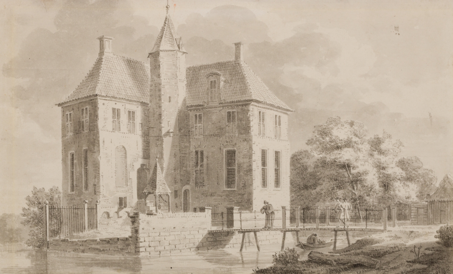 Abraham de Haen (Amsterdam, 1707-1748) Huis te Heeckeren (Huis te Goor)