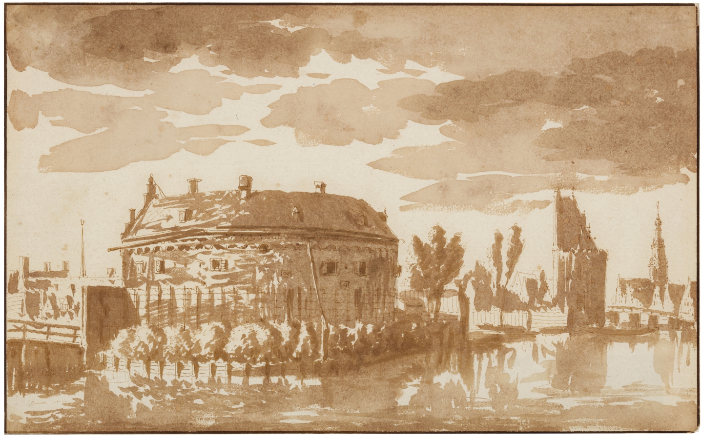 Abraham Rademaker (Lisse 1676–1735 Haarlem) A View of the Rondeel, Amsterdam