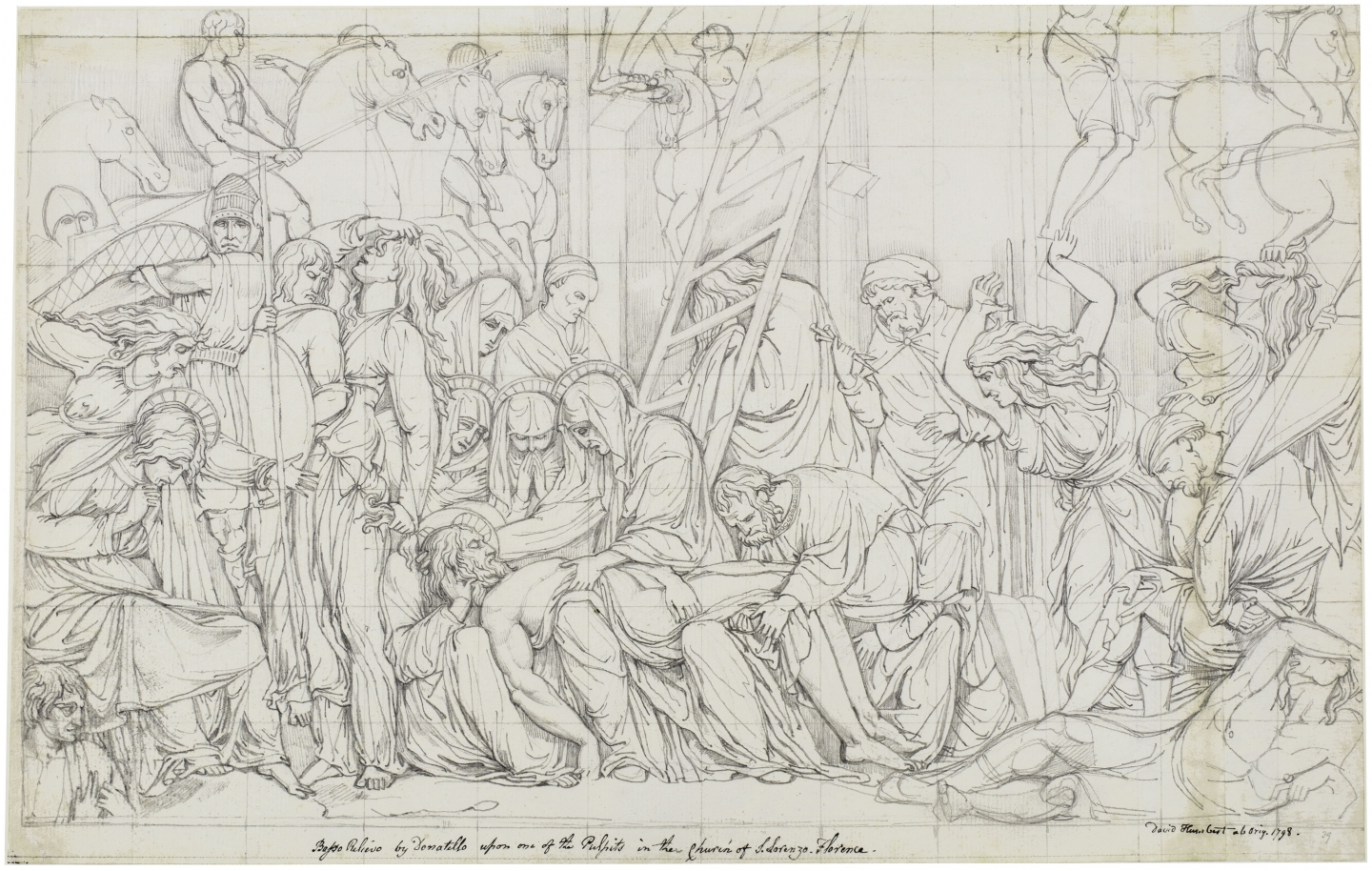 David Pièrre Giottino Humbert de Superville (The Hague 1770-1849 Leiden) The Deposition (after Donatello c. 1460)