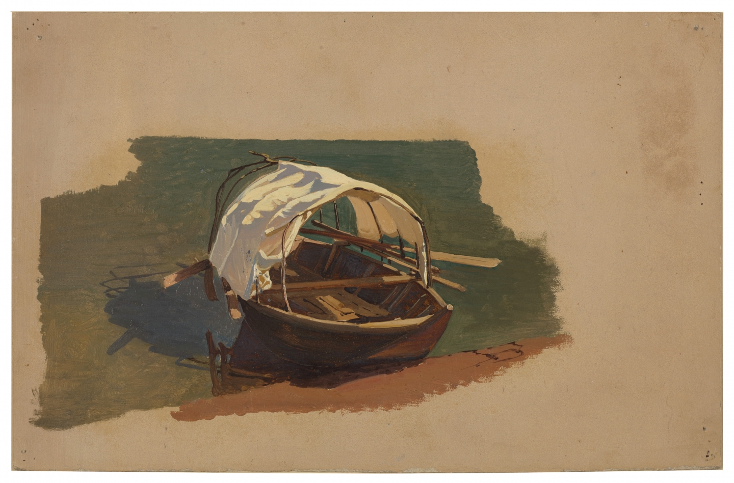 Jean François Xavier Roffiaen (Ypres 1820-1898 Ixelles) A barca Lucia