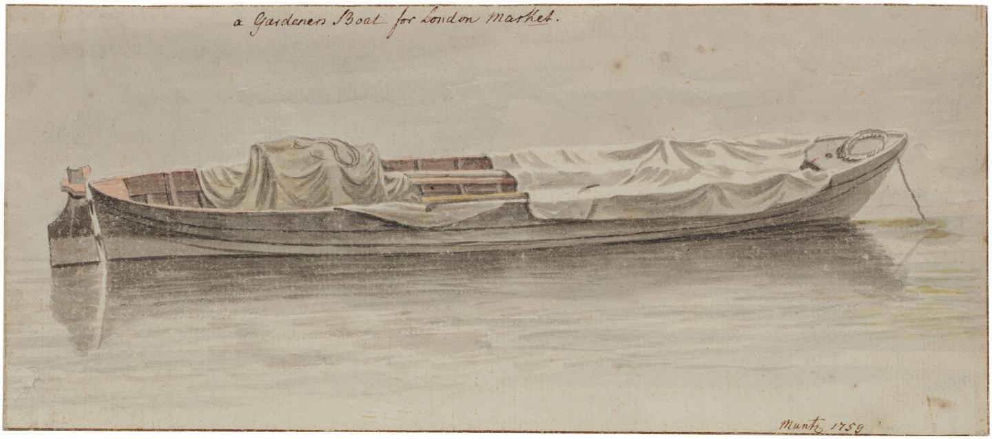 Johann Heinrich Müntz (Mulhouse 1727-1798 Kassel) A gardeners Boat for London market