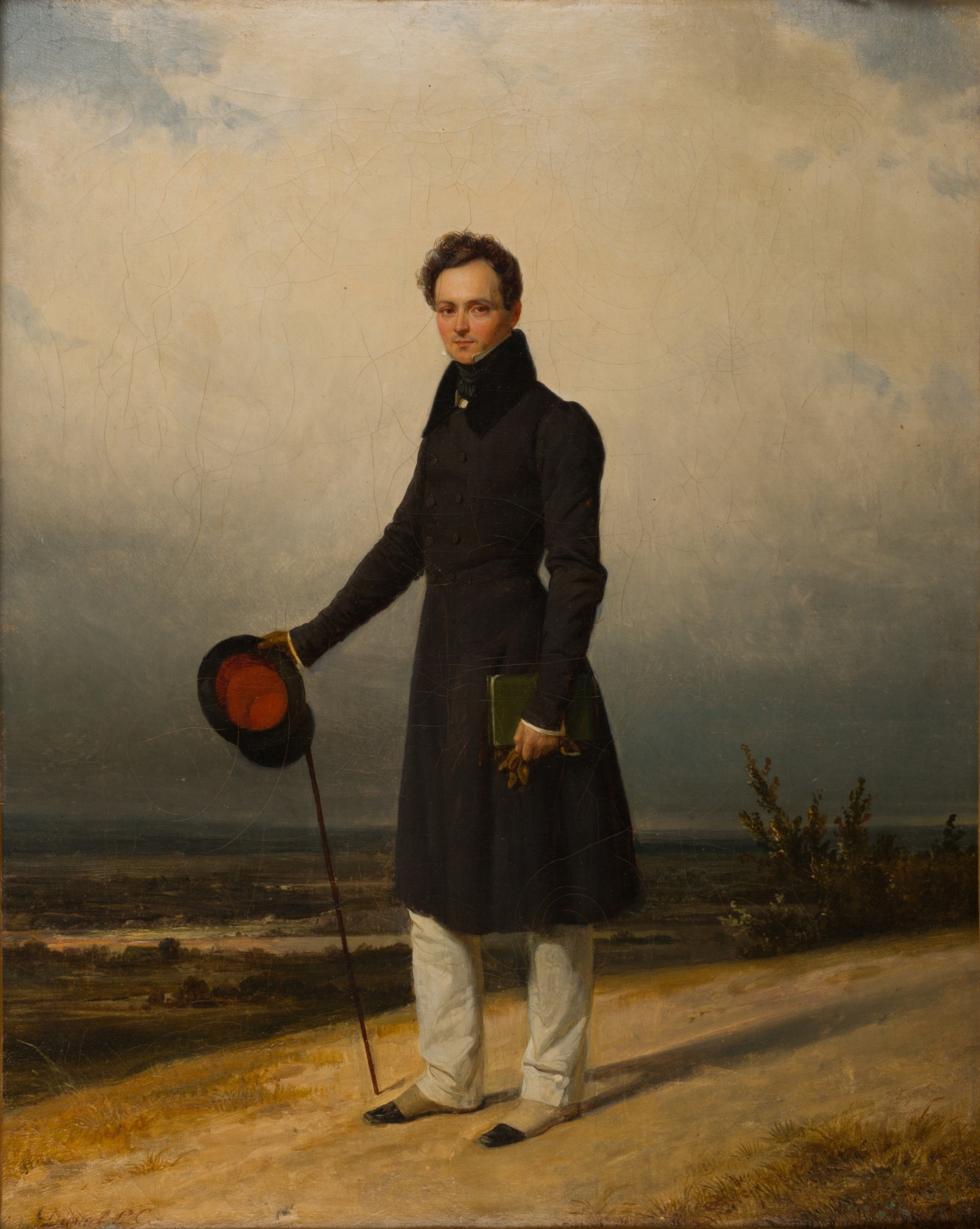 Pierre Duval-Le Camus (Lisieux 1790-1854 St. Cloud) Portrait of Claude-Marie Dubufe, Normandy.