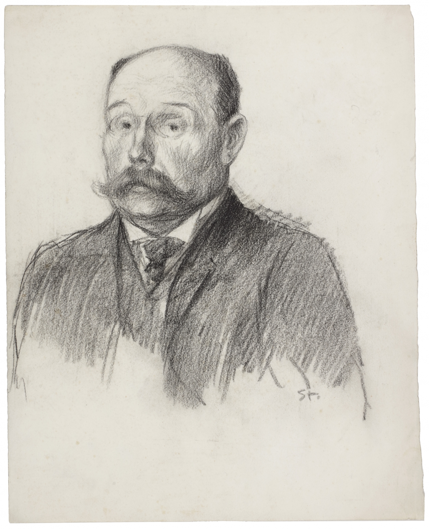 Théophile-Alexandre Steinlen (Lausanne 1859-1923 Paris) Portrait of Léon Eugène Frapié