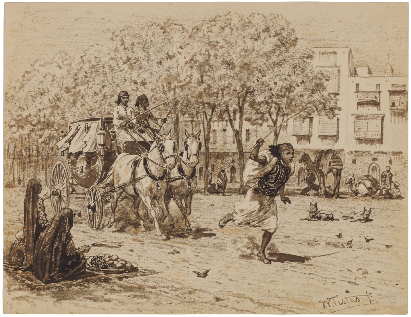 Willem de Famars Testas (Utrecht 1834-1898 Arnhem) Caïro (1884)