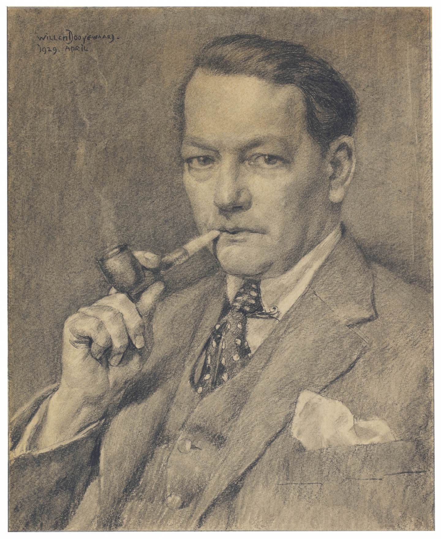 Willem Dooijewaard (Amsterdam 1892-1980 Blaricum) Portrait of Jaap Dooijewaard