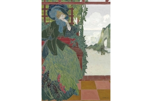 Georges De Feure (Paris, 1868-1943 Paris) Deux élégantes