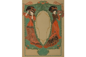 Georges De Feure (Paris, 1868-1943 Paris) Deux élégantes