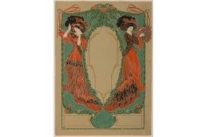 Georges De Feure (Paris, 1868-1943 Paris) Deux élégantes