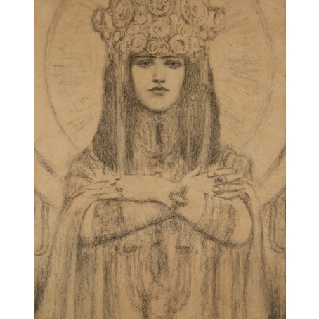 Fernand Khnopff (Grembergen, 1858-Brussels, 1921) Hérodiade (c.1917)