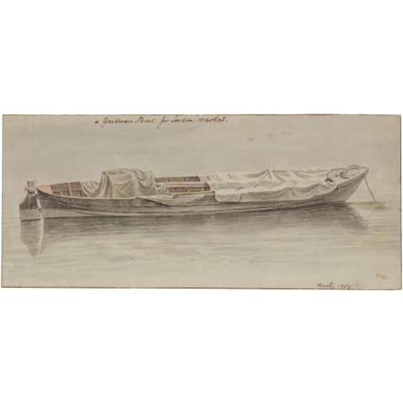 Johann Heinrich Müntz (Mulhouse 1727-1798 Kassel) A gardeners Boat for London market