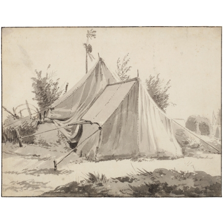 Pieter van Bloemen (Antwerp 1657-1720 Antwerp) Study for a military encampment