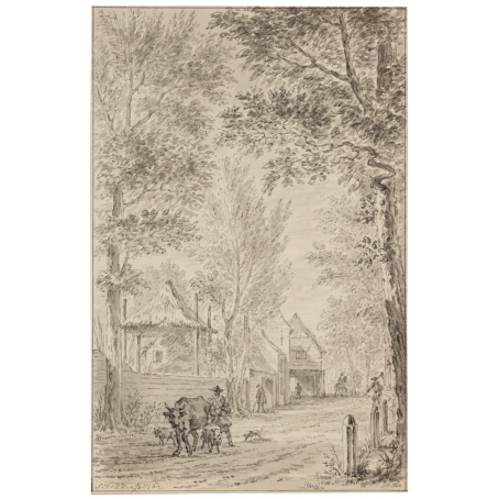 Simon Fokke (Amsterdam 1712-1784 Amsterdam) De Dorstige Kuyl (seen towards the South)