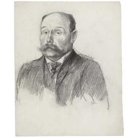 Théophile-Alexandre Steinlen (Lausanne 1859-1923 Paris) Portrait of Léon Eugène Frapié